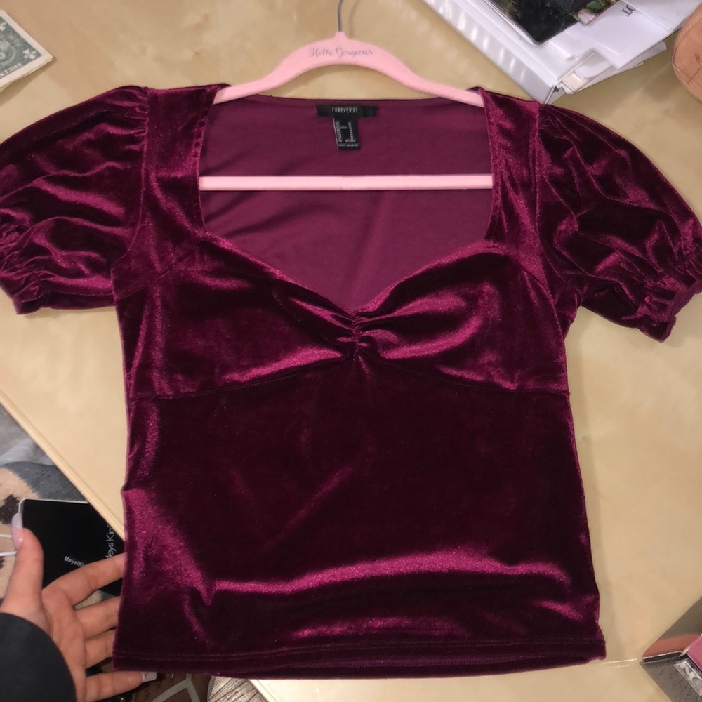 🔥Velvet forever 21 blouse🔥